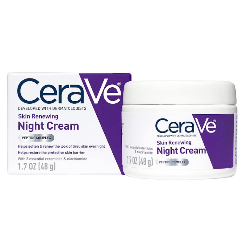 Picture of Skin Renewing Night Cream, Niacinamide, Peptide Complex, and Hyaluronic Acid Moisturizer for Face, Packaging may Vary