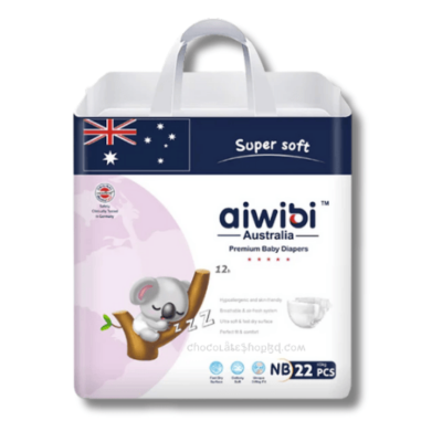 Picture of Aiwibi Australia Premium Baby Diapers NB (Upto 5KG) 22pcs