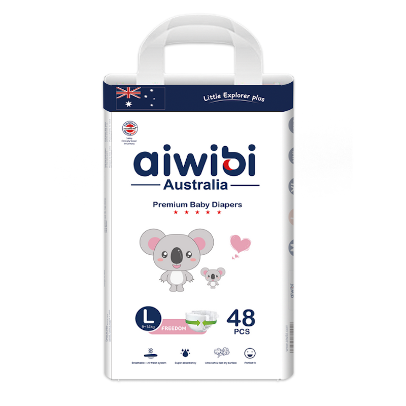 Picture of Aiwibi Australia Premium Baby Diapers L (9-14KG) 48pcs