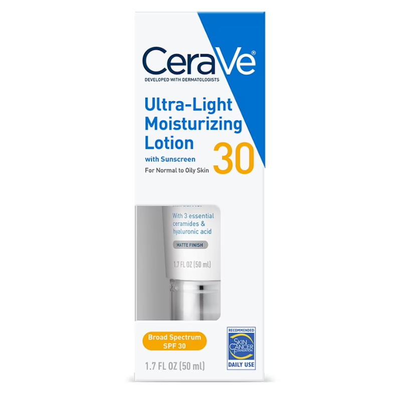 Picture of Cerave Ultra-Light Moisturizing Lotion Broad Spectrum Spf 30 for Normal to Oily Skin 50 ml by velvet crave
