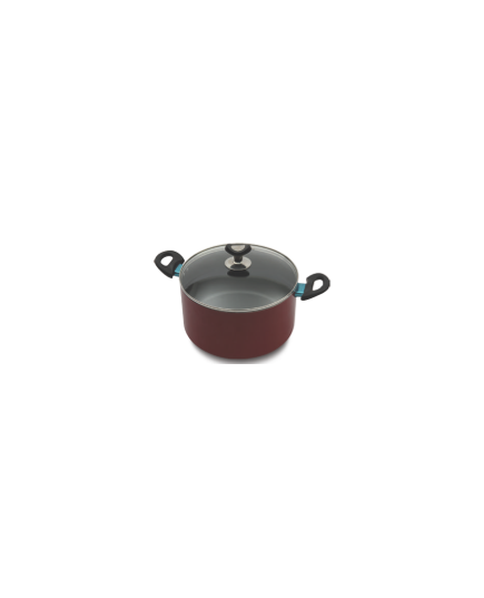 Picture of TPR NS Glamour Casserole With Lid IB (Red)-28cm