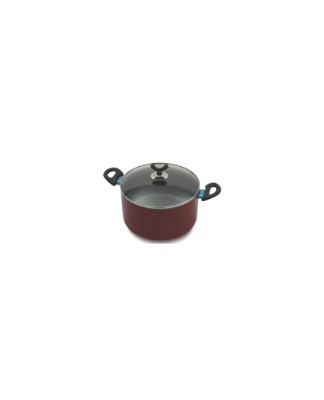 Picture of TPR NS Glamour Casserole With Lid IB (Red)-28cm