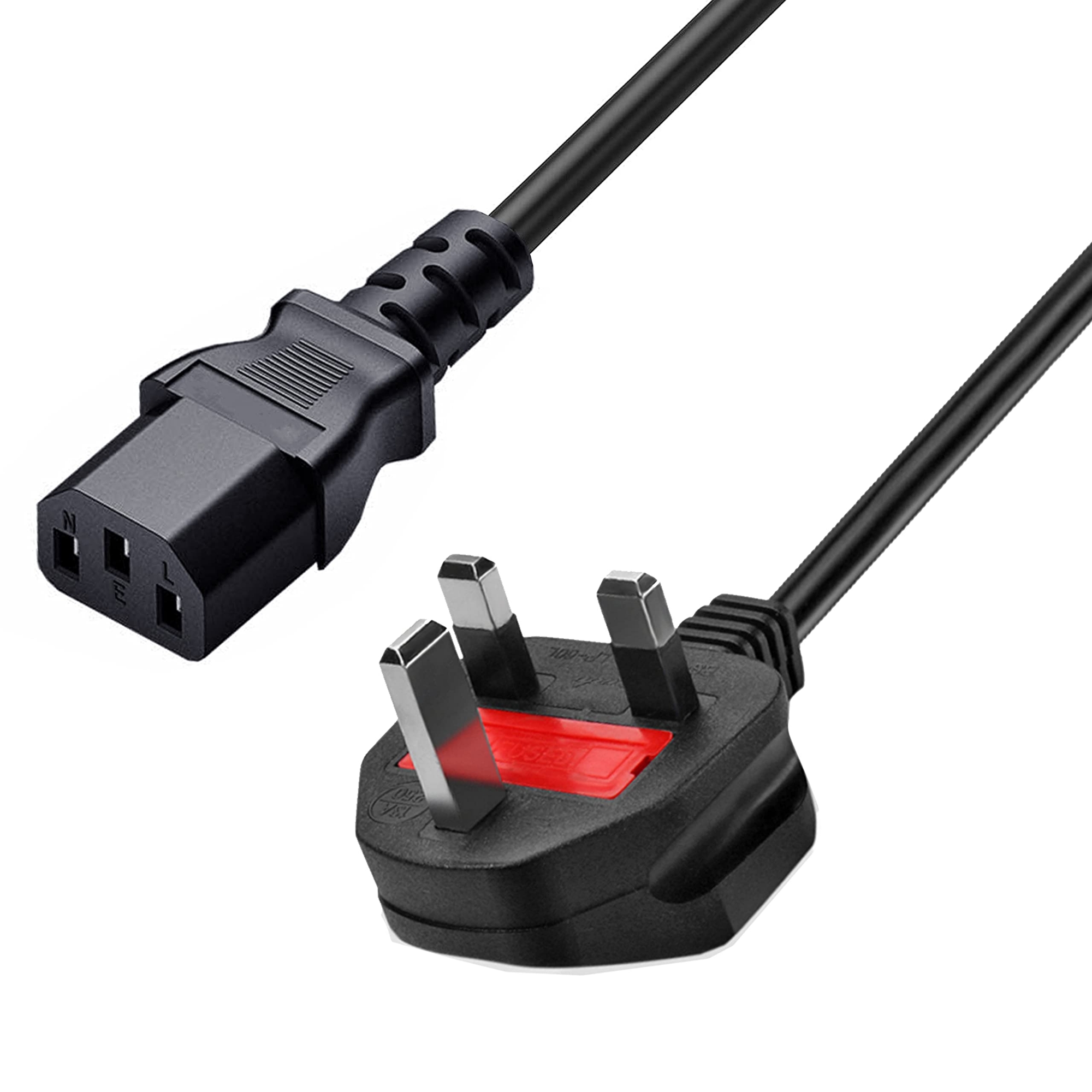 Picture of Computer Desktop Pc Power Supply Cable DC 3 Pin 1.5M Best Quality