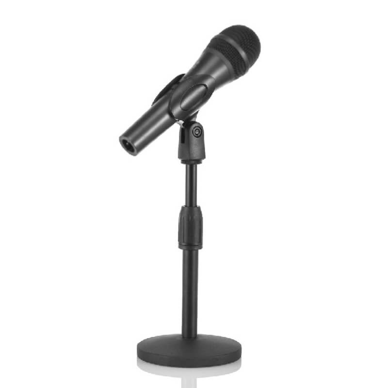 Picture of L4 Table Microphone Stand Universal Adjustable Metal Desktop Tabletop Stand Microphone Mic Holder  - Microphone Stand