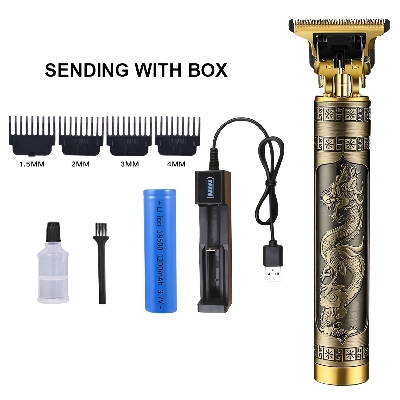 Picture of Vintage T9 Trimmer Professional Cordless Hair Cutting Machine & Beard Trimmer for Men