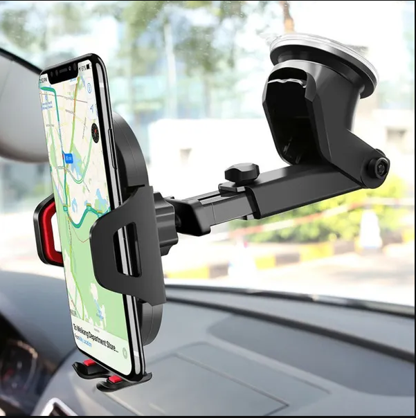 Picture of New Car Phone Holder 360° Rotating With Suction Cup For Car Navigation Support Clip For Sticking Inside The Car - Car Mobile Holder