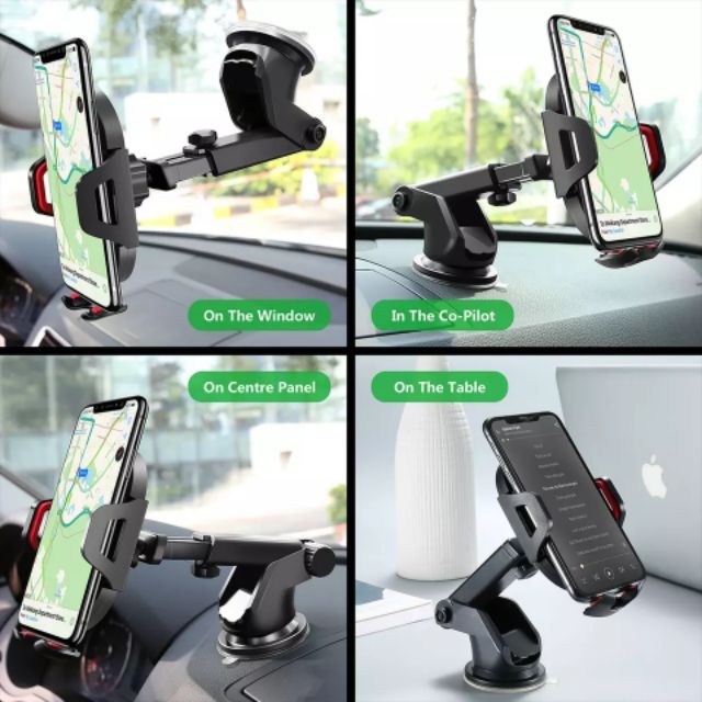 Picture of New Car Phone Holder 360° Rotating With Suction Cup For Car Navigation Support Clip For Sticking Inside The Car - Car Mobile Holder