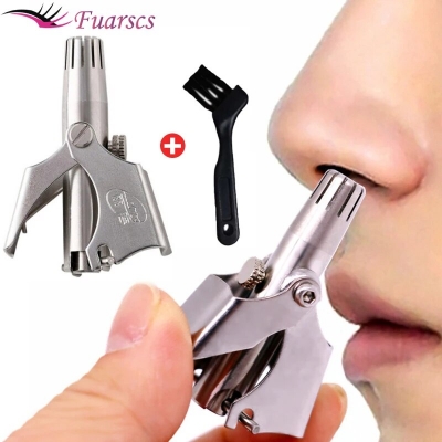 Picture of Men's Nose Hair Trimmer Stainless Steel Manual Trimmer Suitable For Nose Hair Razor Washable Portable Nose Hair Trimmer