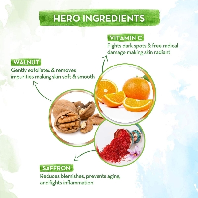 Picture of Mamaearth Vitamin C Face Scrub with Vitamin C & Walnut | Reveals Glowing Skin