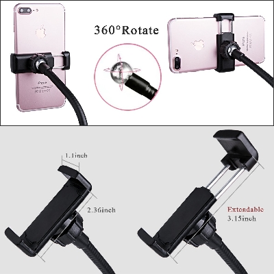 Picture of Flexible Phone Mount for Ring Light - Black