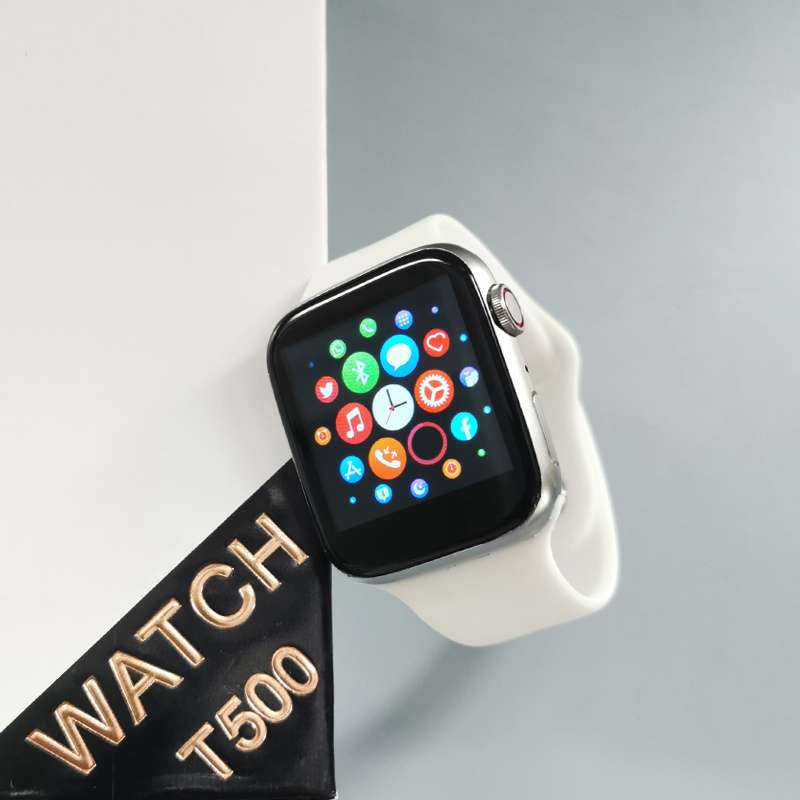 Picture of T500 Smart Watch Compatible with Android & iOS Bluetooth Watch - Black