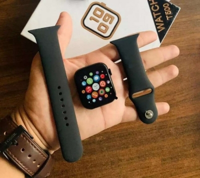 Picture of T500 Smart Watch Compatible with Android & iOS Bluetooth Watch - Black