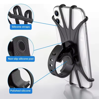 Picture of Bike Phone Holder Bicycle Mobile Cellphone Holder Motorcycle Stand Suporte Celular For iPhone Samsung Xiaomi Gsm Houder Fiets