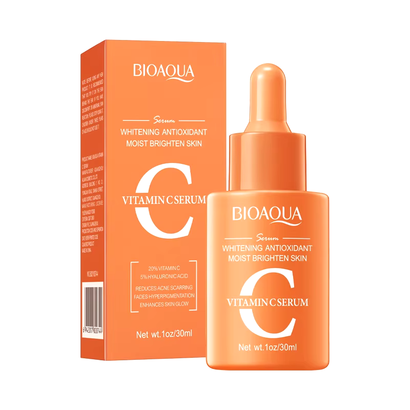 Picture of Silanda Beauty Bioaqua Vitamin C Serum Korean Skincare Whitening Face Essence Skin Moisturizing Antioxidant Facial Serum 30ml