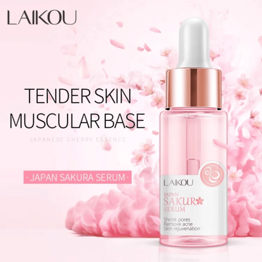 Picture of LAIKOU Japan Sakura Serum Oil Control Brightening Rejuvenation Skin Whitening Serum – 17ml