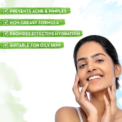 Picture of Mama Earth Oil-Free Moisturizer For Face With Apple Cider Vinegar For Acne Prone Skin - 80ml