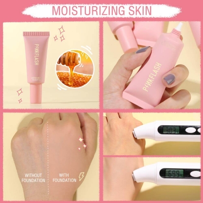 Picture of PINK FLASH long Lasting  Waterproof Full Concealer Smooth Oil Control Matte Base Foundation #Shade 3
