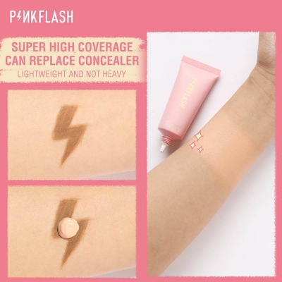 Picture of PINK FLASH long Lasting  Waterproof Full Concealer Smooth Oil Control Matte Base Foundation #Shade 3