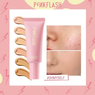 Picture of PINK FLASH long Lasting  Waterproof Full Concealer Smooth Oil Control Matte Base Foundation #Shade 3