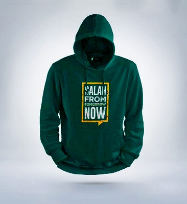 Picture of Salah From Now Islamic Hoodie (Sea Green)