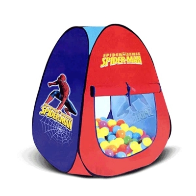 Picture of Spider Man Tent House With 50 Ball - Red | Tent for Kids- Multicolor