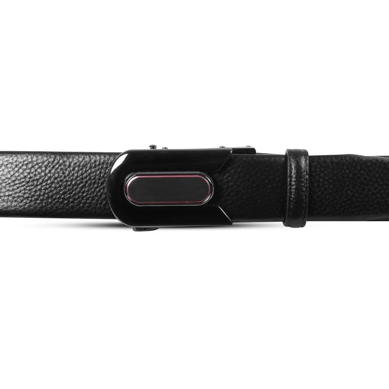 Picture of Black Stylish Buckle Leather Gear Belt For Men SB-IB061
