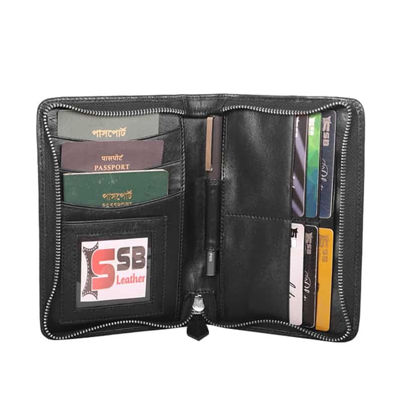 Picture of Multiple Passport And Card Slots Leather wallet SB-W206 | Premium