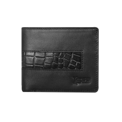 Picture of Zippered Bi-fold Slim Wallet SB-W55 | Premium Picture of Zippered Bi-fold Slim Wallet SB-W55 | Premium