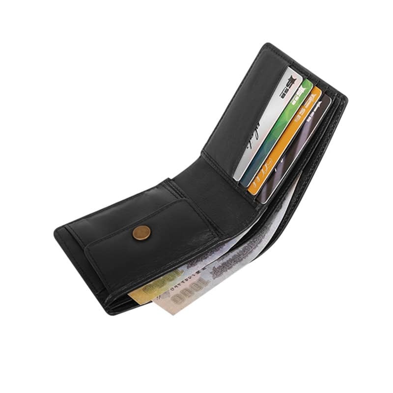 Picture of Zippered Bi-fold Slim Wallet SB-W55 | Premium Picture of Zippered Bi-fold Slim Wallet SB-W55 | Premium