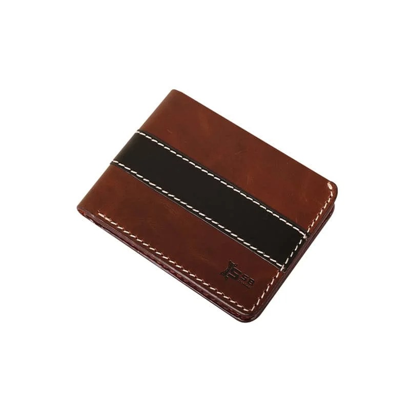 Picture of Oil Pull Up Leather Striped Wallet SB-W190 | Premium Picture of Oil Pull Up Leather Striped Wallet SB-W190 | Premium
