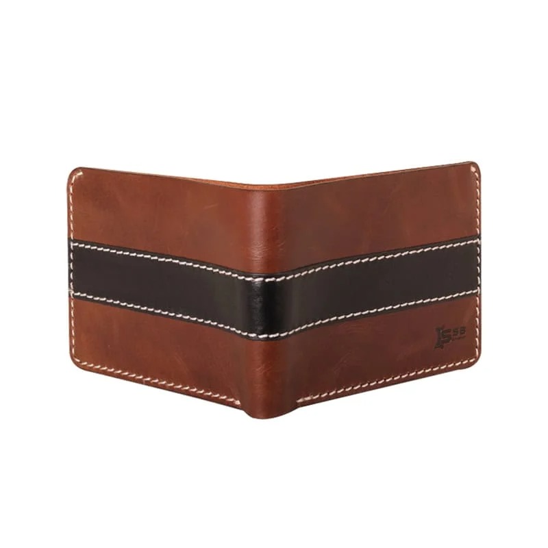 Picture of Oil Pull Up Leather Striped Wallet SB-W190 | Premium Picture of Oil Pull Up Leather Striped Wallet SB-W190 | Premium