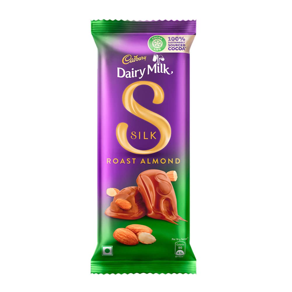 Cadbury Dairy Milk Silk Roast Almond Chocolate Bar 52gm IDConline shop bangladeshothoba.com Cadbury Dairy Milk Silk Roast Almond Chocolate Bar 52gm IDConline shop bangladeshothoba.com