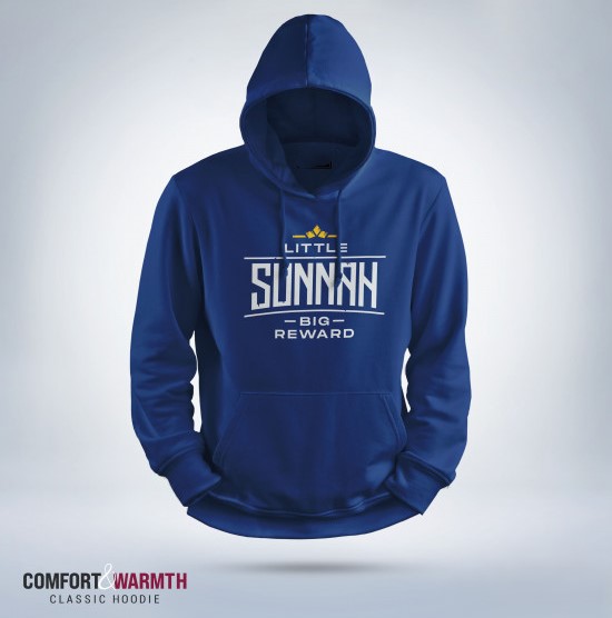 Picture of "Little Sunnah Big Reward" Islamic Hoodie (Royal Blue)