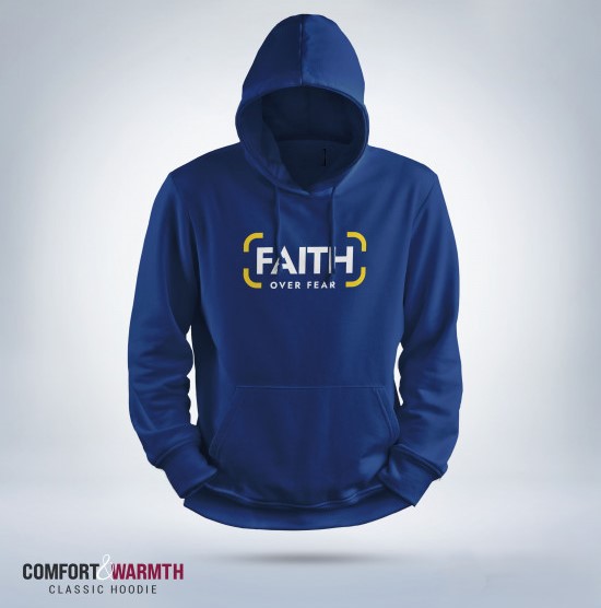 Picture of "Faith" Islamic Hoodie (Royal Blue)