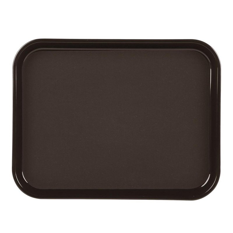 Picture of Tray Fiber Non-Slip Brown  Rectangular  1418CTUSA Picture of Tray Fiber Non-Slip Brown  Rectangular  1418CTUSA