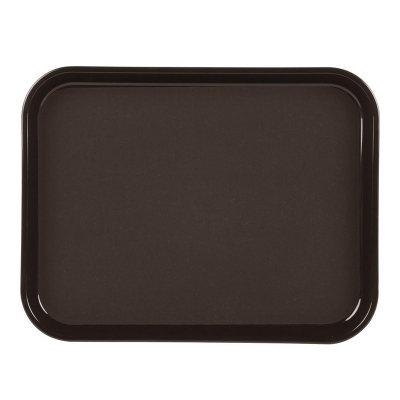 Picture of Tray Fiber Non-Slip Brown  Rectangular  1418CTUSA Picture of Tray Fiber Non-Slip Brown  Rectangular  1418CTUSA