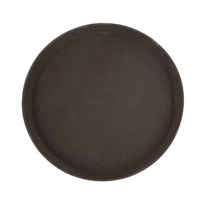 Picture of Round Tray Fiber Non-Slip Brown 11.0" Tray - 1100CTUSA Picture of Round Tray Fiber Non-Slip Brown 11.0" Tray - 1100CTUSA