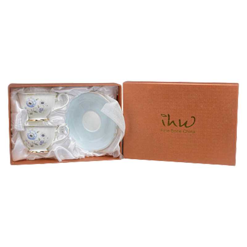 Picture of Tea Cup & Saucer Set, 4 Pieces (2 Cups & 2 Saucers) - S3271D5BCS Picture of Tea Cup & Saucer Set, 4 Pieces (2 Cups & 2 Saucers) - S3271D5BCS