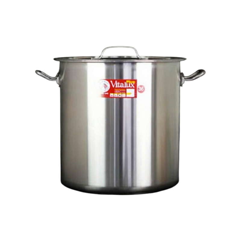Picture of ZEBRA VITALUX Stainless Steel Stock Pot, 40x16cm - 171320 Picture of ZEBRA VITALUX Stainless Steel Stock Pot, 40x16cm - 171320