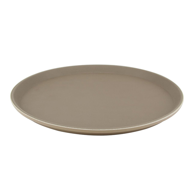 Picture of Tray Fiber Non-Slip Brown 11" Round 1100CTUSA Picture of Tray Fiber Non-Slip Brown 11" Round 1100CTUSA