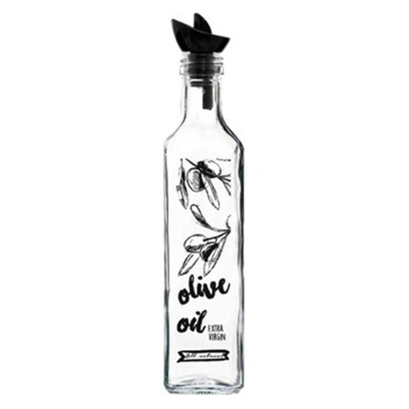 Picture of Square Oil Bottle-Black-Olive Oil 1000 Cc (Single Pcs) - 151082-075