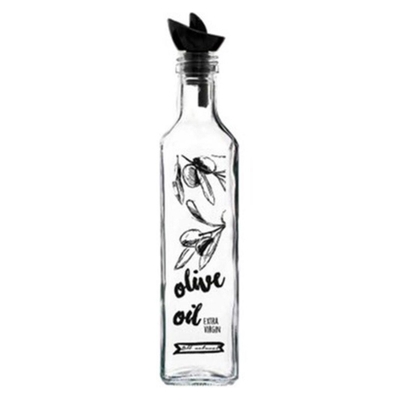 Picture of Square Oil Bottle-Black-Olive Oil 1000 Cc (Single Pcs) - 151082-075
