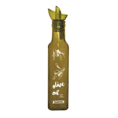 Picture of Square Oil & Vinegar Bottle-Green-Olive Oil 1000 Cc (Single Pcs) - 151079-068