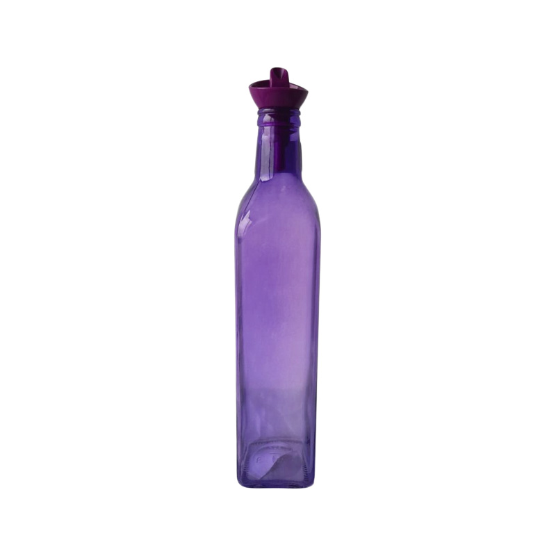Picture of Decorated Square Oil & Vinegar Colours 0.5 Lt 500 Cc  (Single Pcs) - 151432-000 Picture of Decorated Square Oil & Vinegar Colours 0.5 Lt 500 Cc  (Single Pcs) - 151432-000