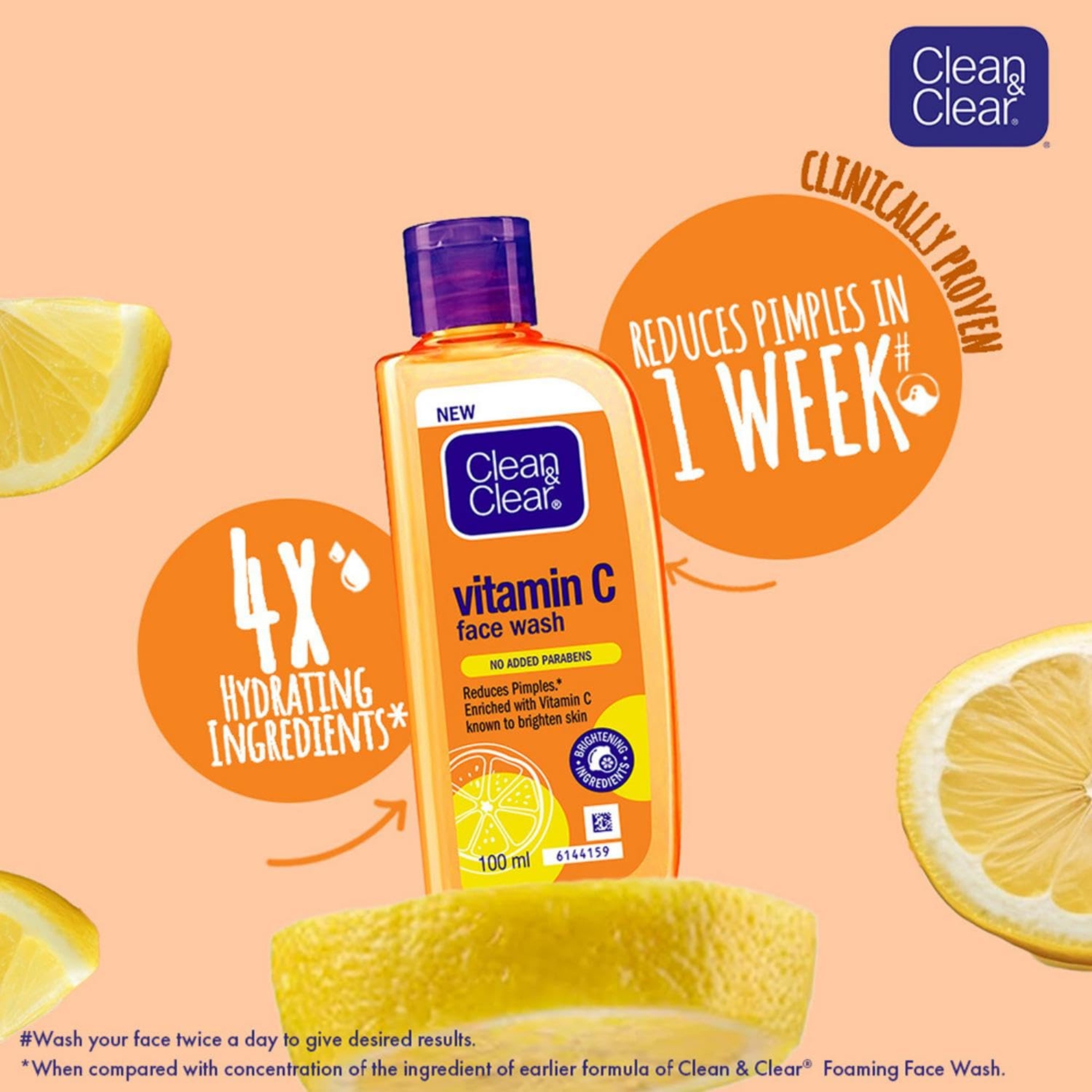 Clean & Clear Vitamin C Face Wash 100ml IDConline shop bangladeshothoba.com Clean & Clear Vitamin C Face Wash 100ml IDConline shop bangladeshothoba.com