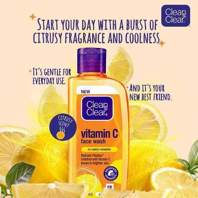 Clean & Clear Vitamin C Face Wash 100ml IDConline shop bangladeshothoba.com Clean & Clear Vitamin C Face Wash 100ml IDConline shop bangladeshothoba.com
