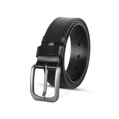 Picture of Classic Black One Part Leather Belt For Men-IB108