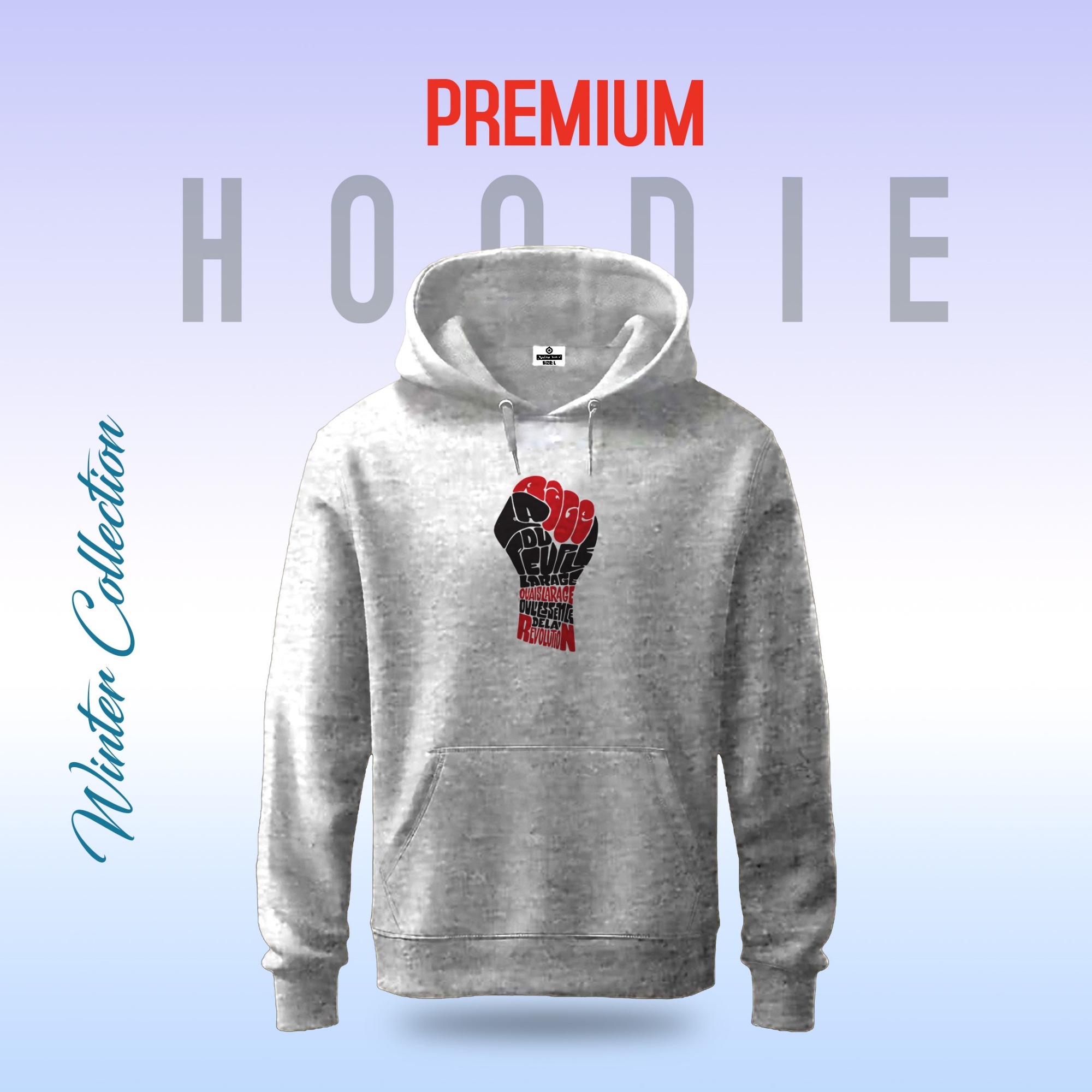 Picture of Premium Comfortable (Raise Your Hand) Winter Hoodi for Men