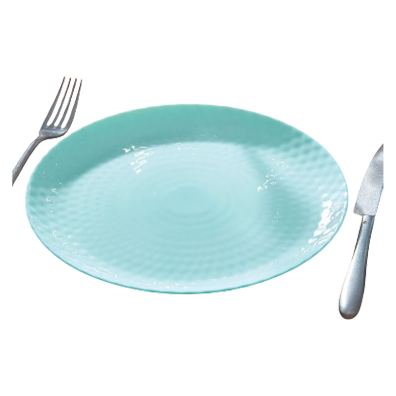 Picture of Luminarc Dinner Plate, Single Piece, Green | Elegant & Durable Plate for Modern Dining - Q4649 Picture of Luminarc Dinner Plate, Single Piece, Green | Elegant & Durable Plate for Modern Dining - Q4649