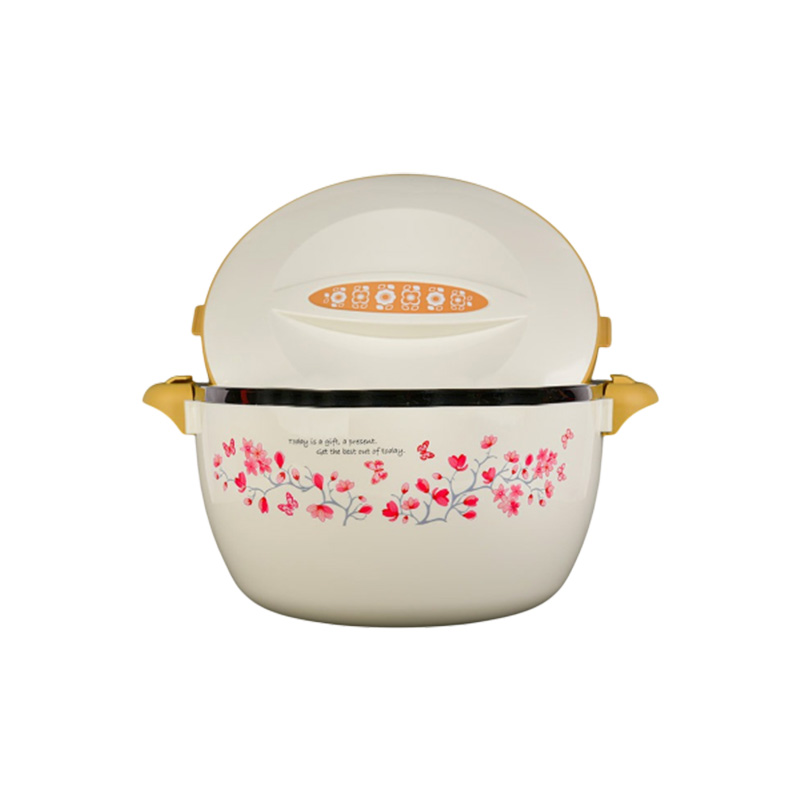 Picture of Hot Pot W/Lock 3600 Ml Flower Design  PB621F Picture of Hot Pot W/Lock 3600 Ml Flower Design  PB621F